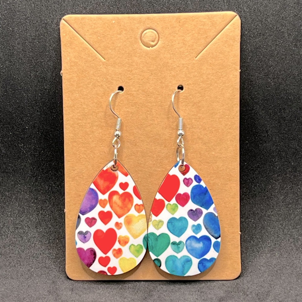 Heart Teardrop Earrings